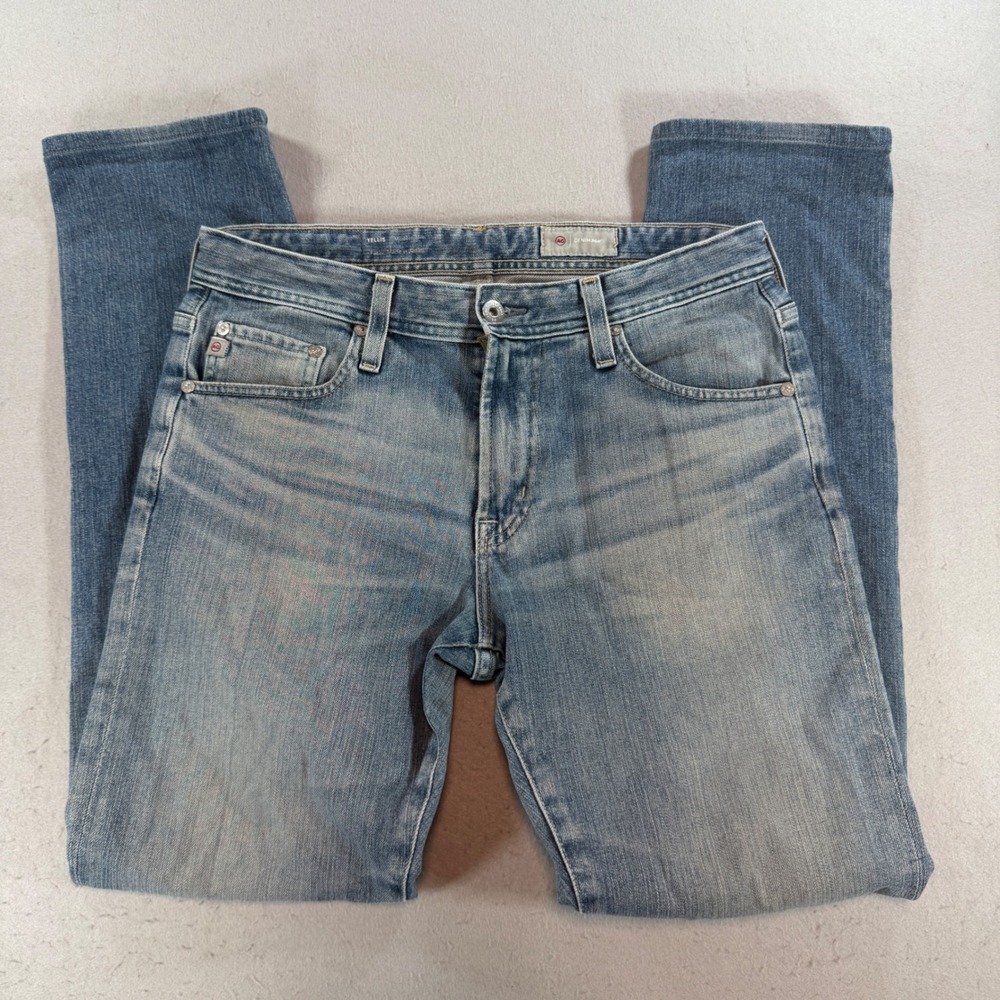 AG Adriano Goldschmied Tellis Modern Slim Jeans 31x34 Blue Denim360 Japanese